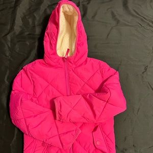 Hot Pink Cat and Jack Puffer Jacket